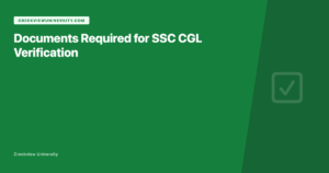 Cover documents ssc cgl verification